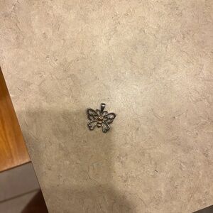 Silver and Gold Butterfly Pendant